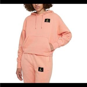 (WMNS) Air Jordan Flight Athleisure Casual Sports Fleece Pullover Hoodie